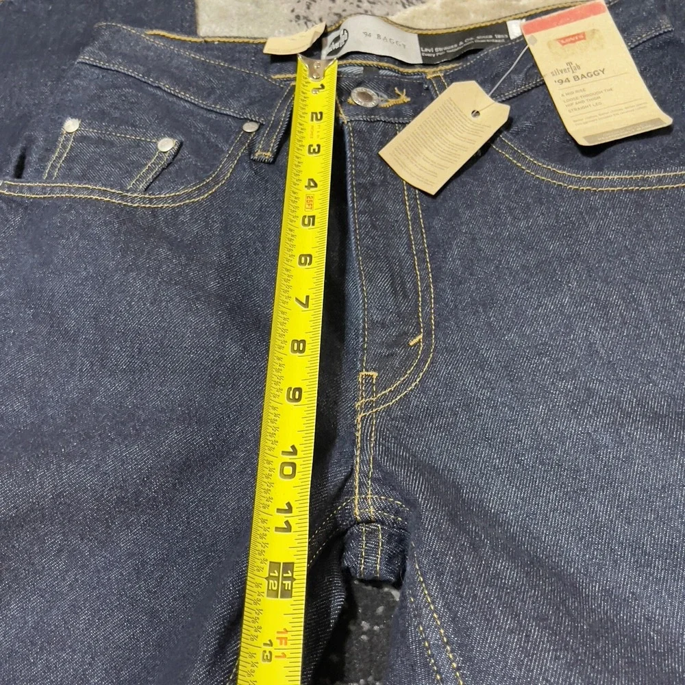 Levis Jeans SilverTab '94‎ Baggy Men Size 27x31 Blue Denim Dark Wash Skater NEW